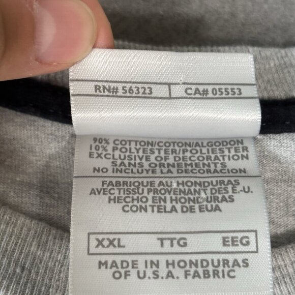 Vintage Y2K Nike T Shirt Mens 2XL XXL Gray Basketball Silver Tag Short Sleeve - Picture 6 of 13